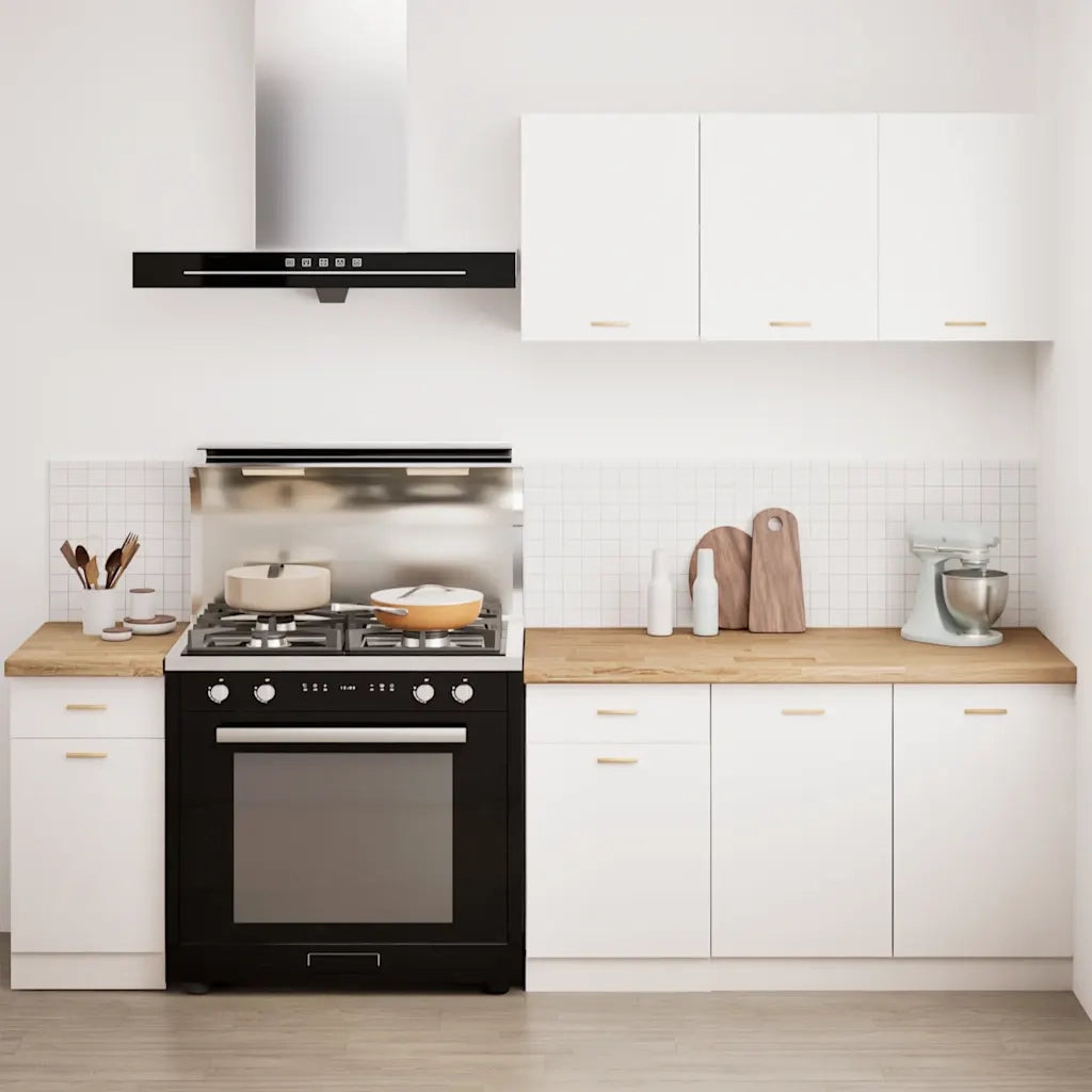 Piano di Lavoro Cucina 40x63,5x4 cm Legno Massello Rovere