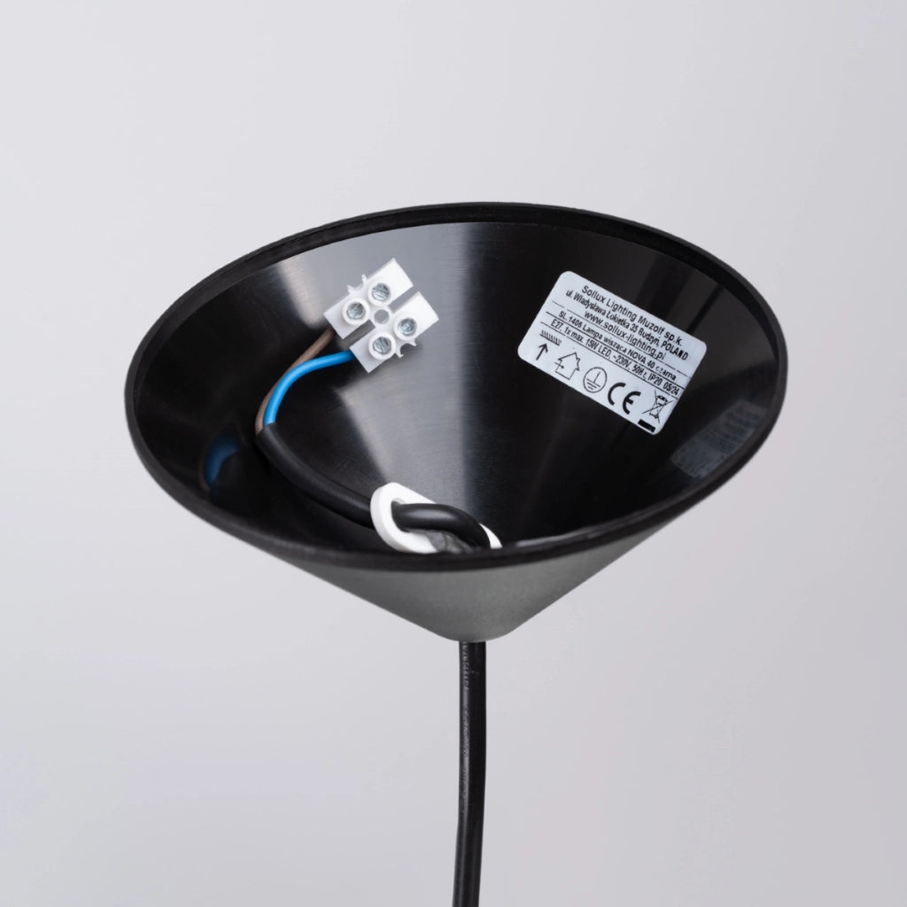 Lampada a sospensione NOVA 40 nero