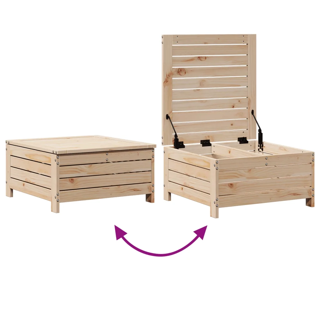 Set Divani da Giardino 7 pz in Legno Massello di Pino 3250888