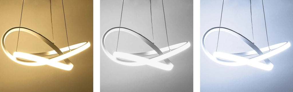 Lampada Da Soffitto Pensile Ring Moderno Led+telecomando App392-cp Bianco