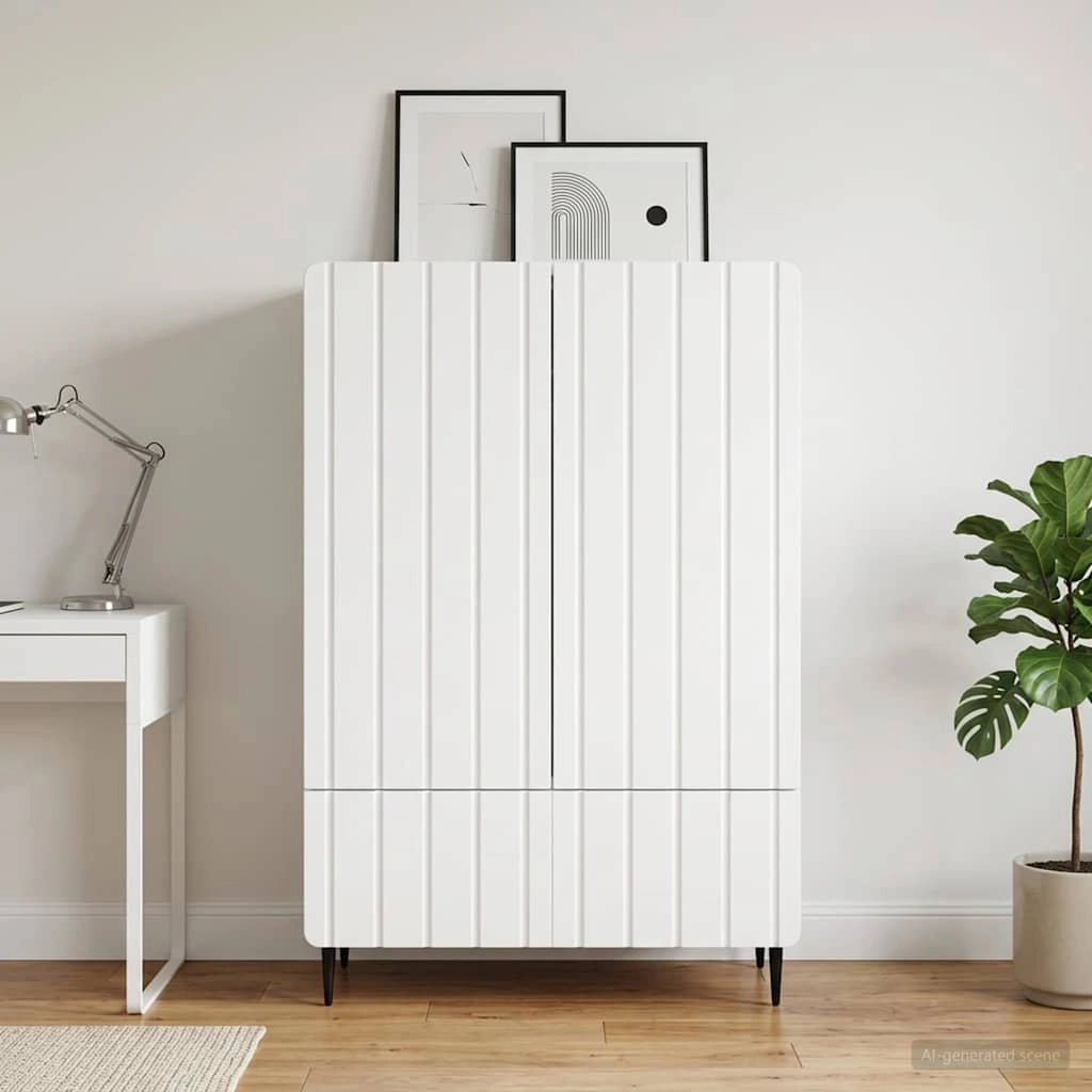Credenza Bianco 66 x 34,5 x 97 cm Legno ingegnerizzato 894435
