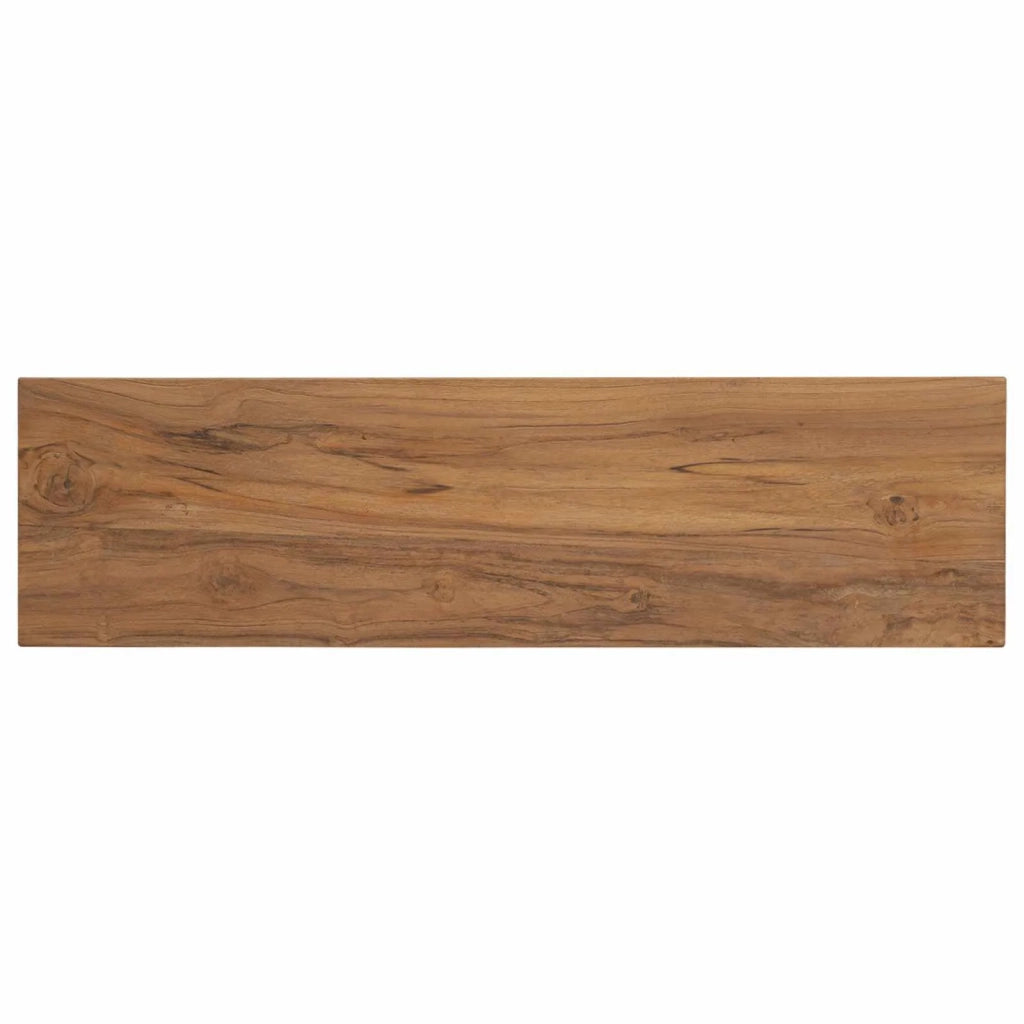 Tavolo consolle Naturale 110 x 30 x 80 cm Legno di teak solido 42024246