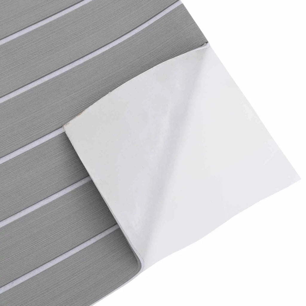 Tappetino per Barche Grigio chiaro e bianco 240 x 60 cm EVA CFW4409342