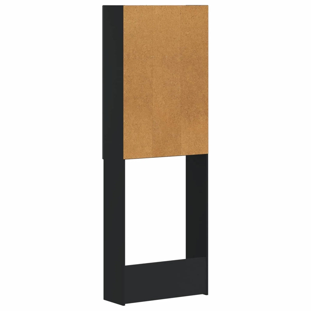 Mobile Bagno BREDA Nero 66 x 25,5 x 190 cm Legno ingegnerizzato 897576