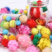 Pomponi multicolor 235 pezzi - Materiaal: Poliestere - Dimensioni: 1,0-3,0 cm - Decorazione DIY - Creativo - Artigianato - Knutselen