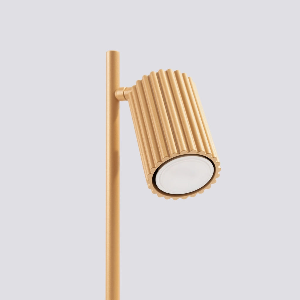Lampada da scrivania moderna oro snodata GU10 GRAVIO