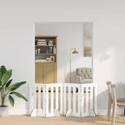Recinto pieghevole per animali 4 pcs Bianco 201 x 38 x 70 cm 8005954