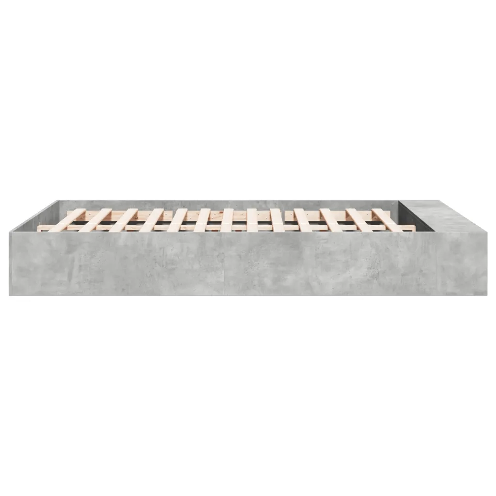 Giroletto-Struttura Letto Grigio Sonoma 150x200 cm in Legno Multistrato 785266
