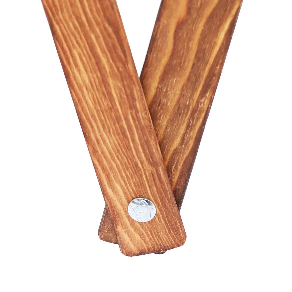 Cesto della Biancheria Pieghevole Crema Legno e Tessuto CFW5291353