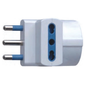 Adattatore triplo attacco grande bianco schuko 16 ampere ecova