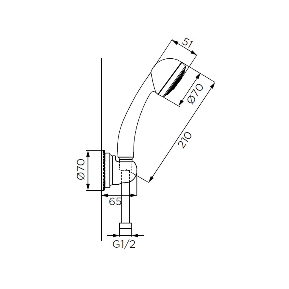 Duplex serie pratika a 3 getti, cromato