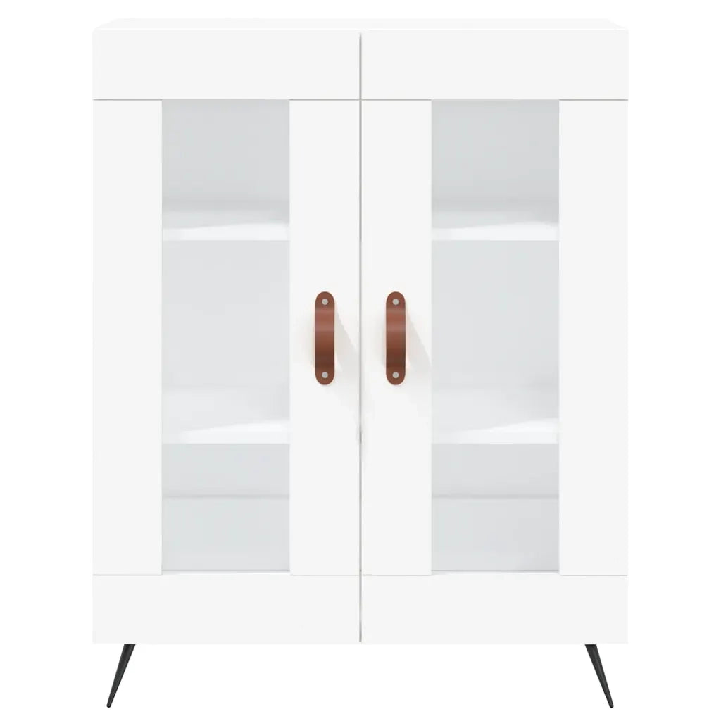 Credenza Bianca 69,5x34x180 cm in Legno Multistrato 3189285