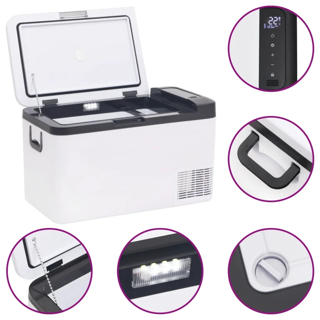 Borsa Frigo con Manico Nera e Bianca 25 L in PP e PE 51780