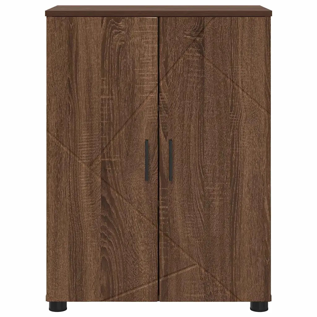 Mobile da Bagno con porta Rovere Marrone 60 x 35 x 80 cm 883311