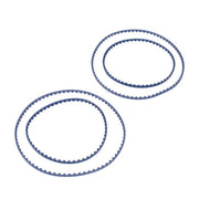 Kit di cinghie 2 set - 2 cinghie grandi - 2 cinghie piccole - Poliuretano - Disegno rinforzato - Compatibile con Polaris 360/380 - Cinghie di trasmissione