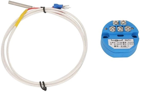 Sensore di Temperatura con Risposta Rapida - Sensore di Temperatura Wifi - Segnale 0-10V - Utilizzo Industriale - Alta Sensibilità - Componenti di Alta Qualità - Transmittitore di Temperatura