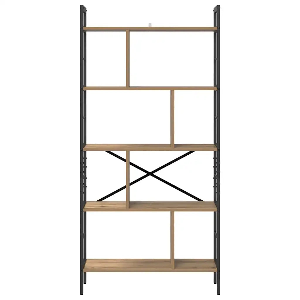 Libreria Rovere artigianale 75 x 30 x 156 cm Legno multistrato