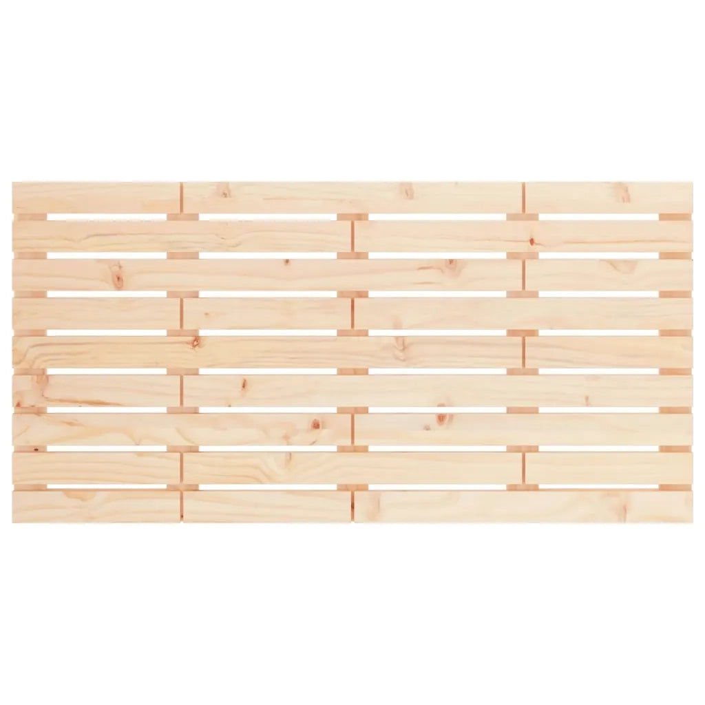 Testiera da Parete 126x3x63 cm in Legno Massello di Pino