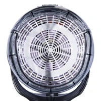 Casco Asciugacapelli 1180W ad Altezza Regolabile, Casco per Capelli con Timer 60 Minuti e Ruote Girevoli, in PP, PC e Acciaio, 65x65x115-165 cm, Bianco