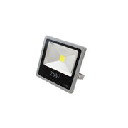 Trade Shop - Faro Faretto A Led Ultra Slim A Luce Calda Fredda Rgb Da Per Esterno Ip65 220v - -bianco Caldo-20 Watt -slim    -