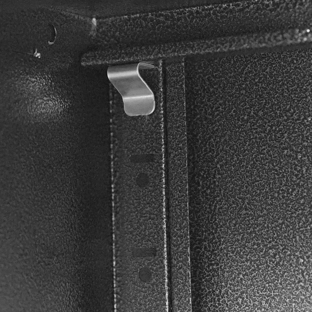 Pensile in metallo con 2 ante e 1 ripiano regolabile con serratura, per garage e ufficio, nero e grigio, 75 × 30 × 77 cm