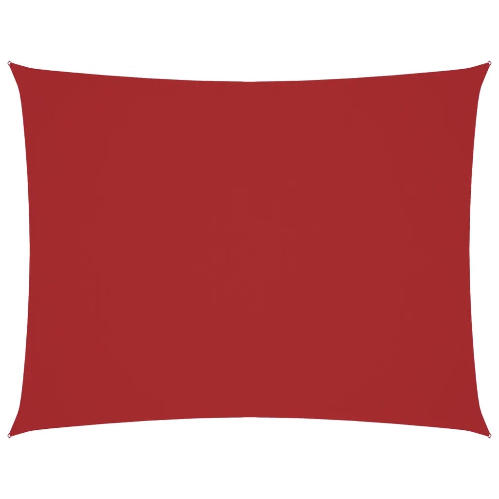 Parasole a Vela Oxford Rettangolare 2x3 m Rosso 135640