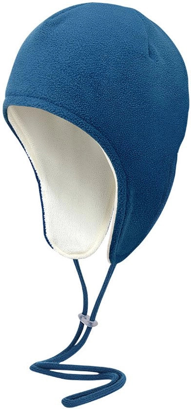 Muffa calda in lana blu per uomo e donna, cuffie per la neve morbide con protezione per le orecchie, impermeabile, copertura per la testa per sci e snowboard, copertura per la testa con protezione per le orecchie
