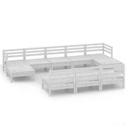 Set di mobili da giardino mobili da esterno 10 pezzi bianco legno di pino massiccio 02_0015202