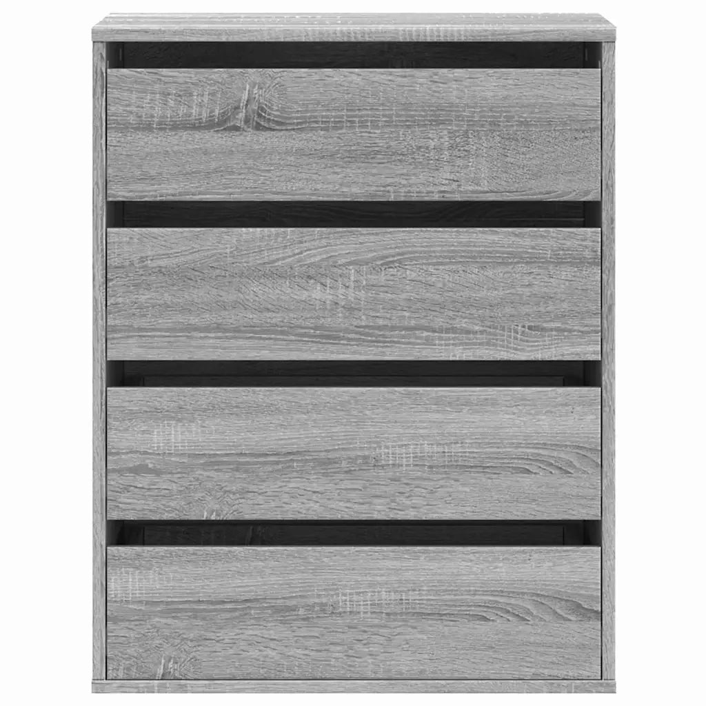 Cassettiera Angolare Grigio Sonoma 60x41x76cm Legno Multistrato