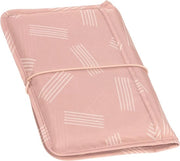 Luiertas per bambini con cuscino di abbraccio per viaggio e sacchetto trasformabile con strisce soffici rosa