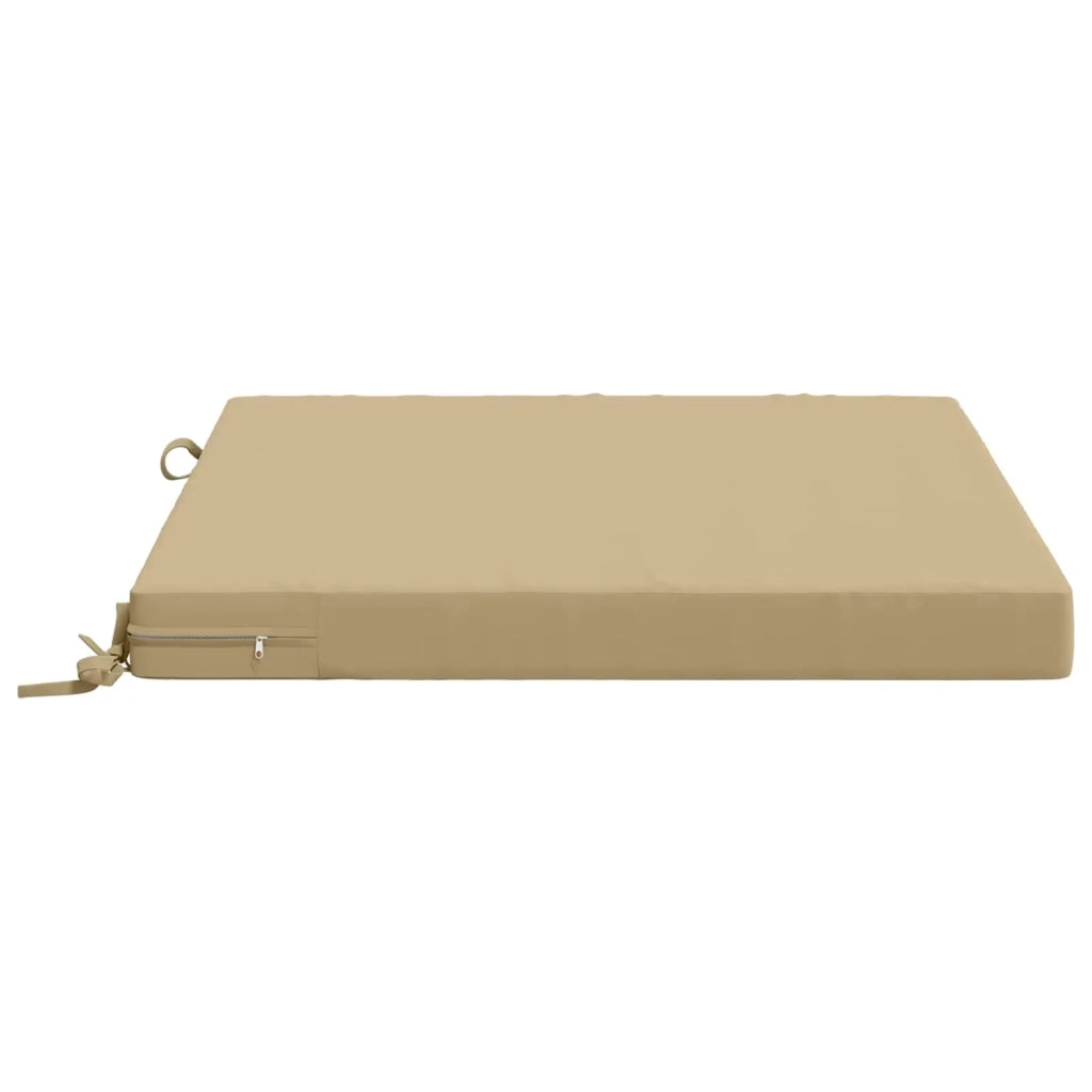 Cuscini per Sedia in 4 Pezzi SOEST 4 pz 100% Poliestere Beige 944728