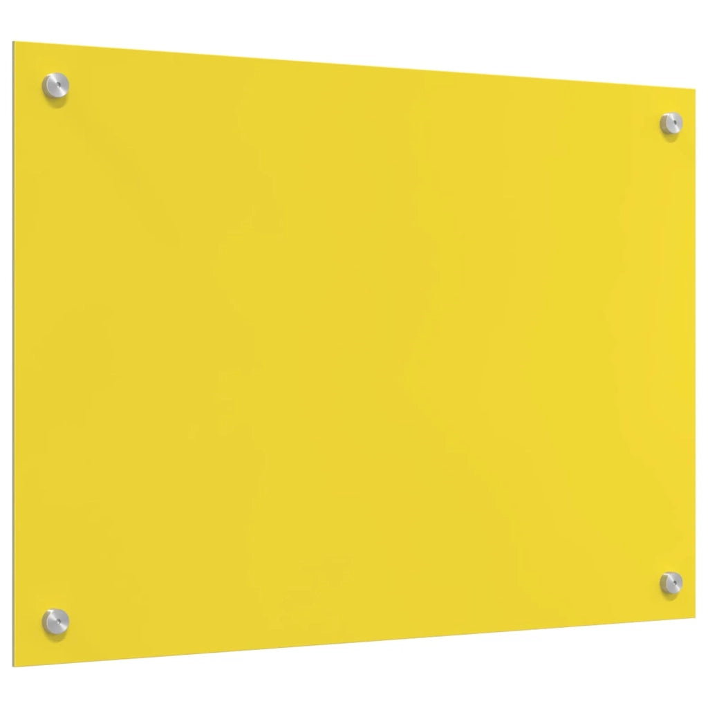 Schienale da cucina Giallo 70 x 50 cm vetro temperato 42001251