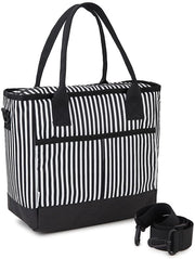 Lunchtas per donne, termos di lattina isolanti per donne, grande borsa termica con cinghia regolabile da spalla per lavoro, scuola, picnic