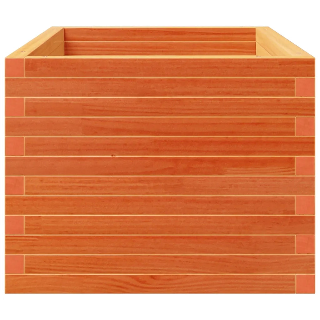 Fioriera Giardino Marrone Cera 90x60x49,5cm Legno Massello Pino 3282566