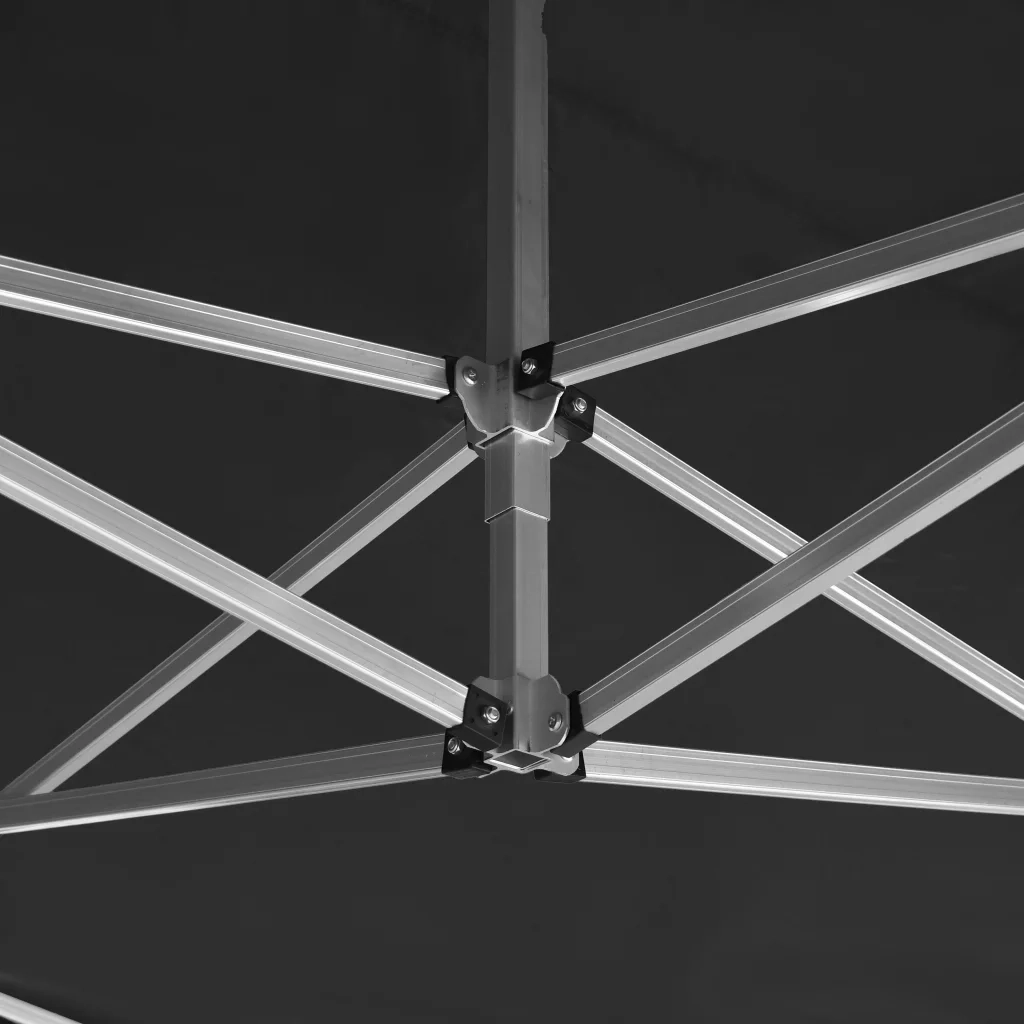 Gazebo Professionale Pieghevole Alluminio 4,5x3 m Antracite cod mxl 54667