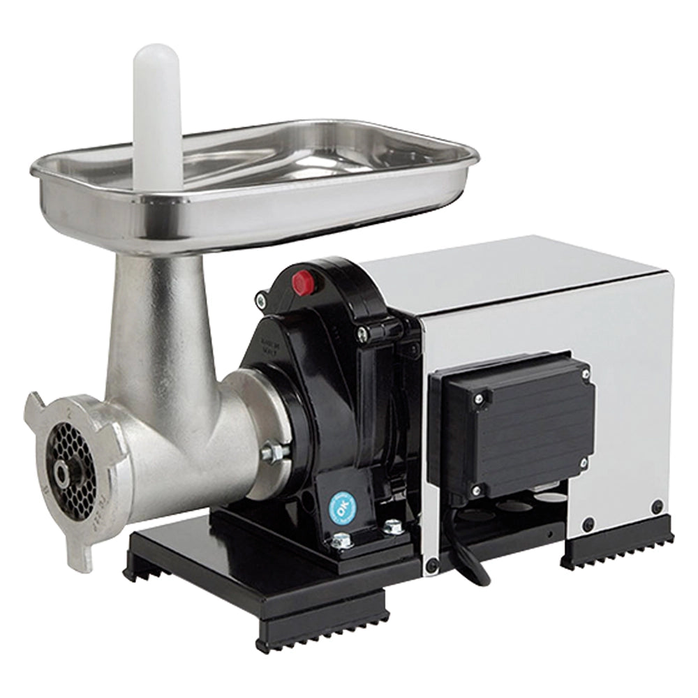MOTORIDUTTORE CON TRITACARNE 'SEMIPROFESSIONALE' N. 22 - 600 W - corto  - REBER