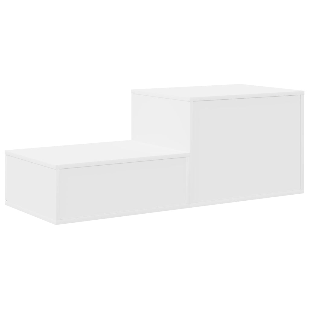 Armadio di stoccaggio  Bianco 127x41x40 cm in legno ingegnerizzato