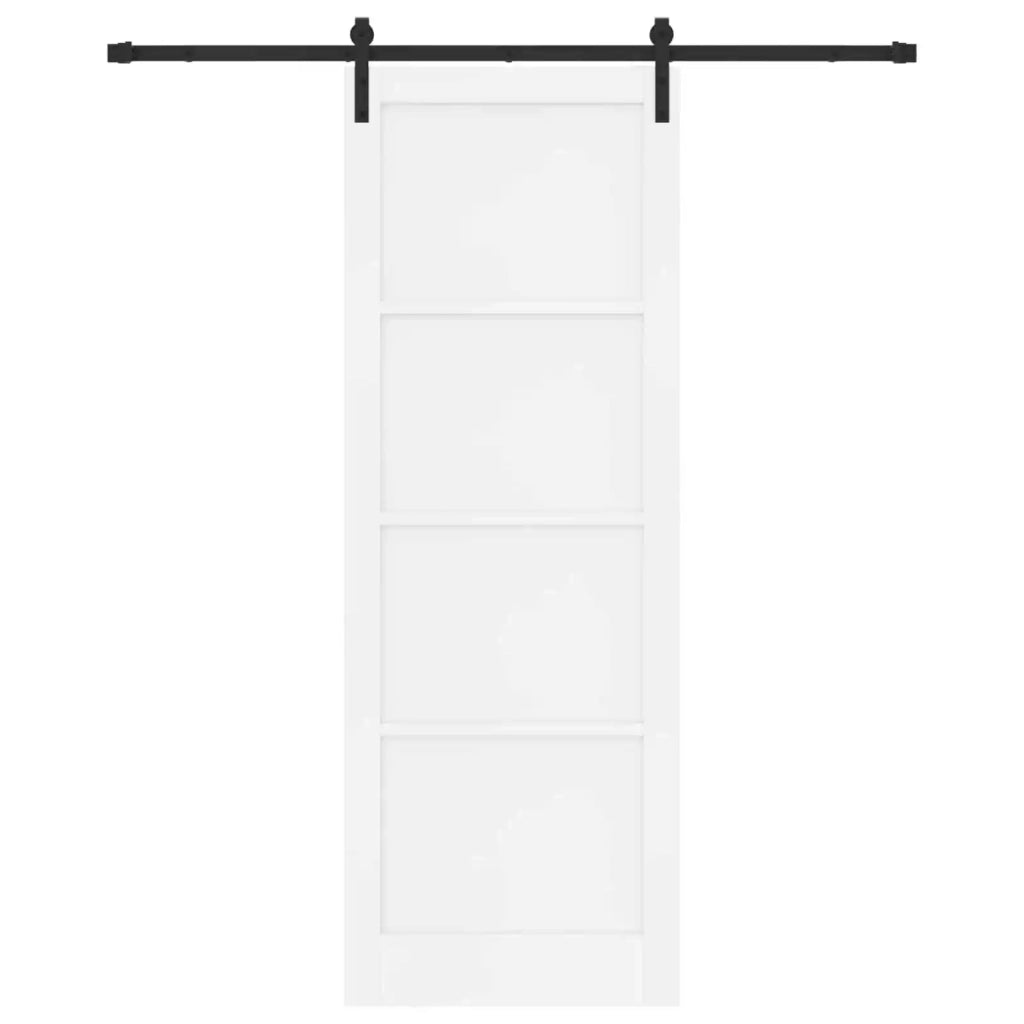 Porta scorrevole Bianco e Nero 83 x 232 cm