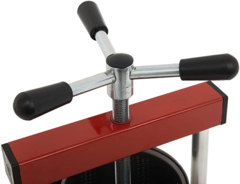 Torchietto Premitutto Manuale 1,5 Litri in Acciaio – Pressa per Pomodoro, Frutta, Verdura e Uva – Robusto e Resistente