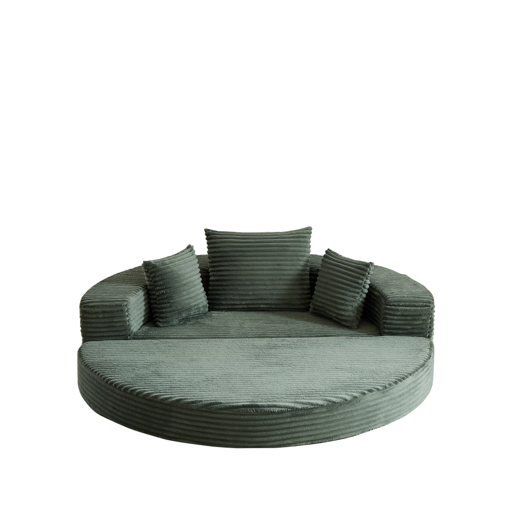 Divano letto versatile 2 in 1 - Zephmum- Per spazi compatti, divano semicircolare o letto circolare