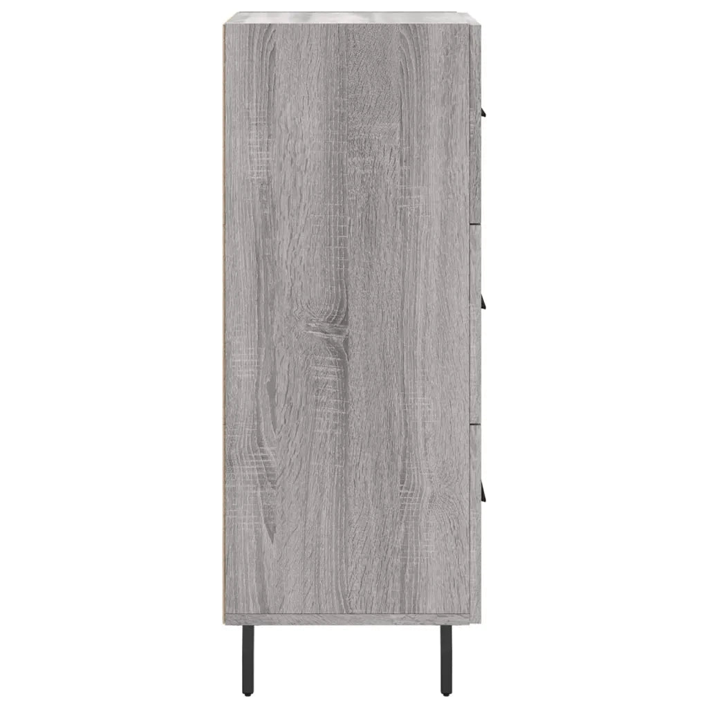 Credenza Grigio Sonoma 34,5x34x90 cm in Legno Multistrato 828626