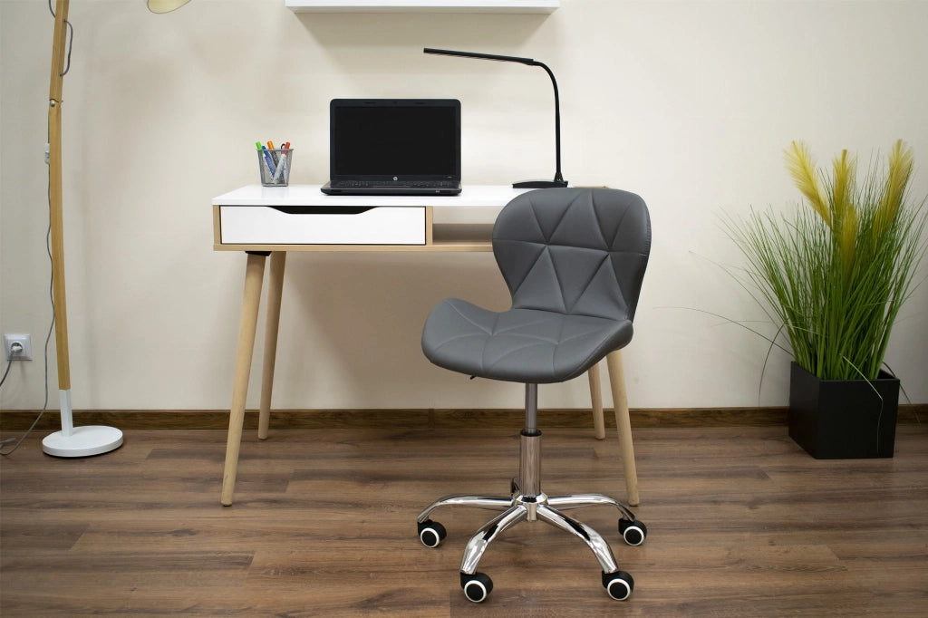 Sedia girevole Valora AVOLA grigia dal design ergonomico per ufficio