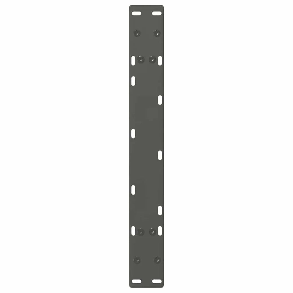 Set di 2 gambe per tavolino da caffè a forma di A con piedini regolabili 60 x 31 cm acciaio antracite 02_0057102
