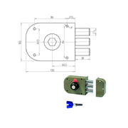 Serratura Sic.Semplice Dx Pompa 1600 Cr