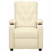 Divano Sedia-Poltrona Massaggiante Crema in Similpelle 723449