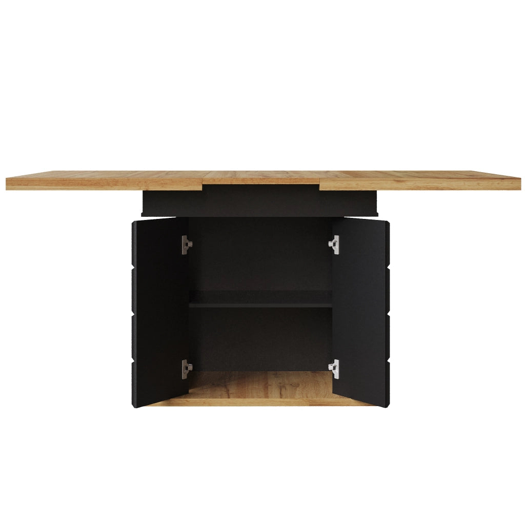 Tavolo da Pranzo Allungabile Pieghevole Salvaspazio ¨C MINIMAL ¨C 110-140x80 cm, 4-6 Persone