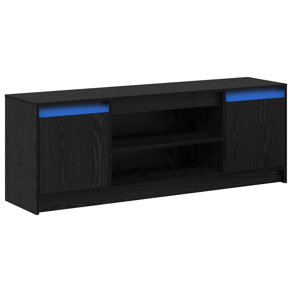 Unità TV Nero 139,5 x 34 x 50 cm Legno multistrato 869241