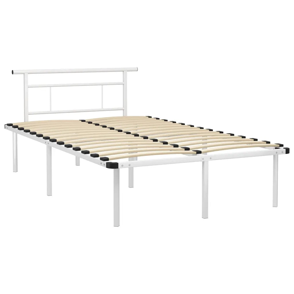 Giroletto-Struttura Letto Bianco in Metallo 120x200 cm 324193