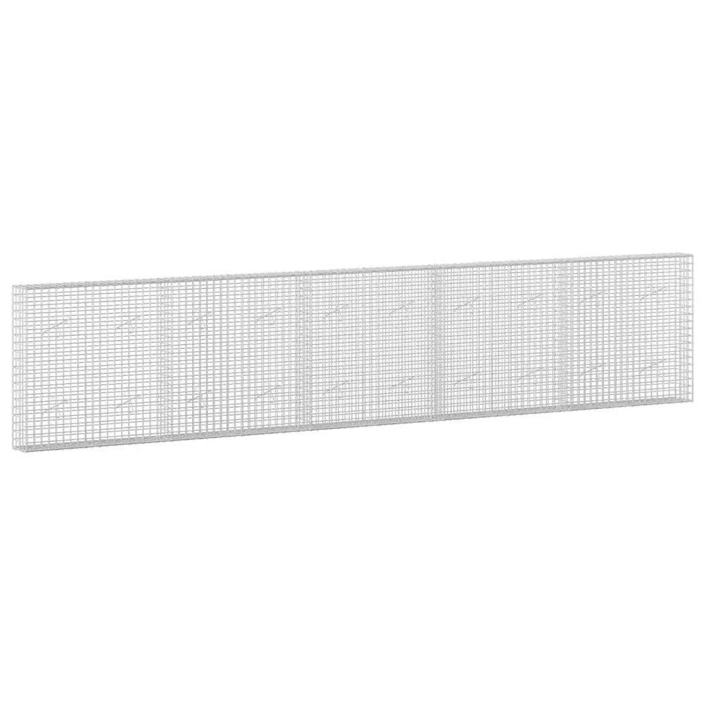 Gabion con Filo da 3,5 mm e Maglia da 5x5 cm 500x20x100 cm 3462148