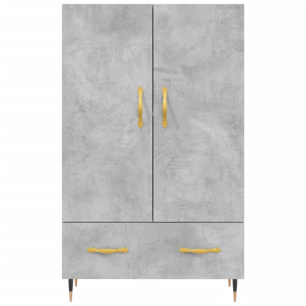 Buffet credenza cassettiera mobiletto mobile contenitore organizer cucina soggiorno salotto alto 69,5 x 31 x 115 cm legno ingegnerizzato grigio 02_0034482